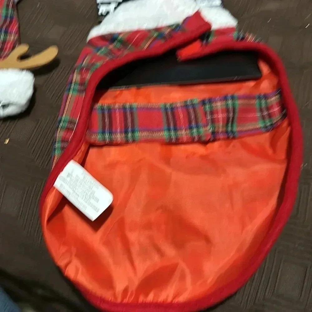 Dog Coat Santa’s smallest reindeer size medium New - Picture 5 of 6